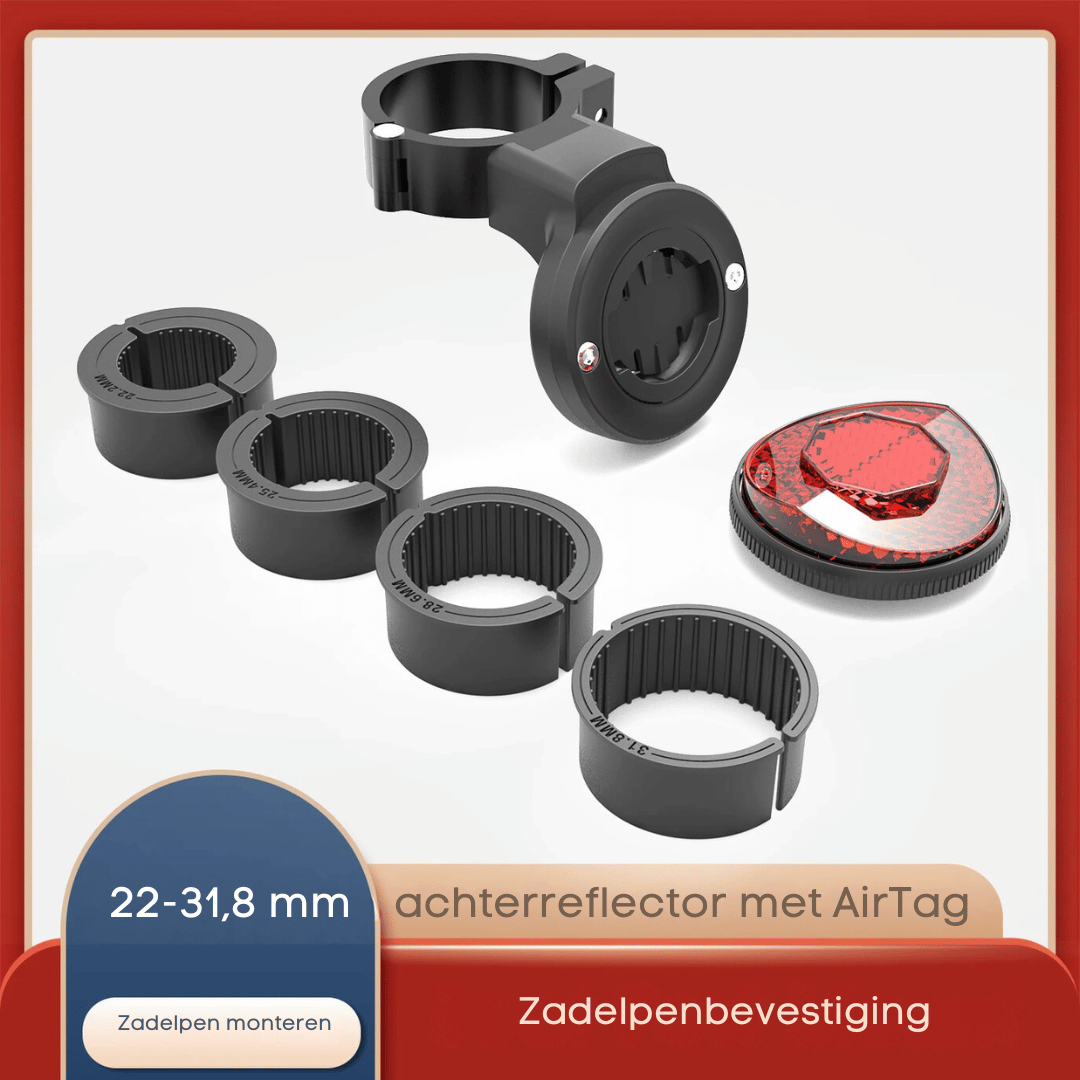 Verborgen Fiets GPS Houder - Apple Airtag en Garmin