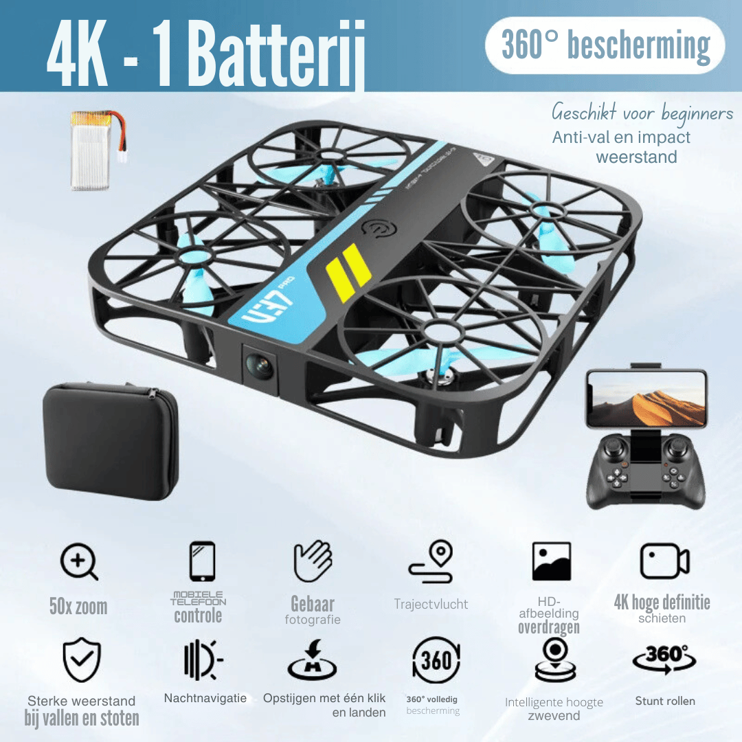 V37 Mini Drone - 8K Camera - HD Opnames