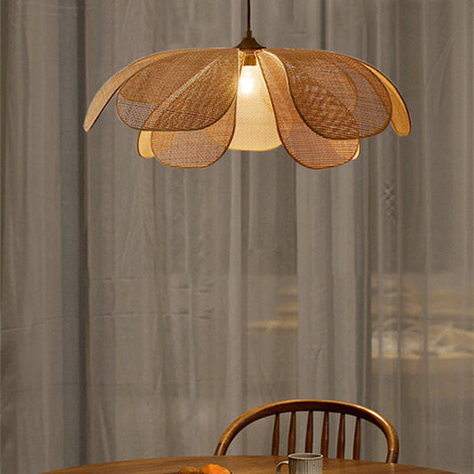 Hanglamp van duurzaam riet – NaturelChic design-light decor-De Bazelaar