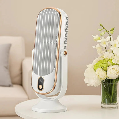 Draagbare USB Bureauventilator Oplaadbaar 360°