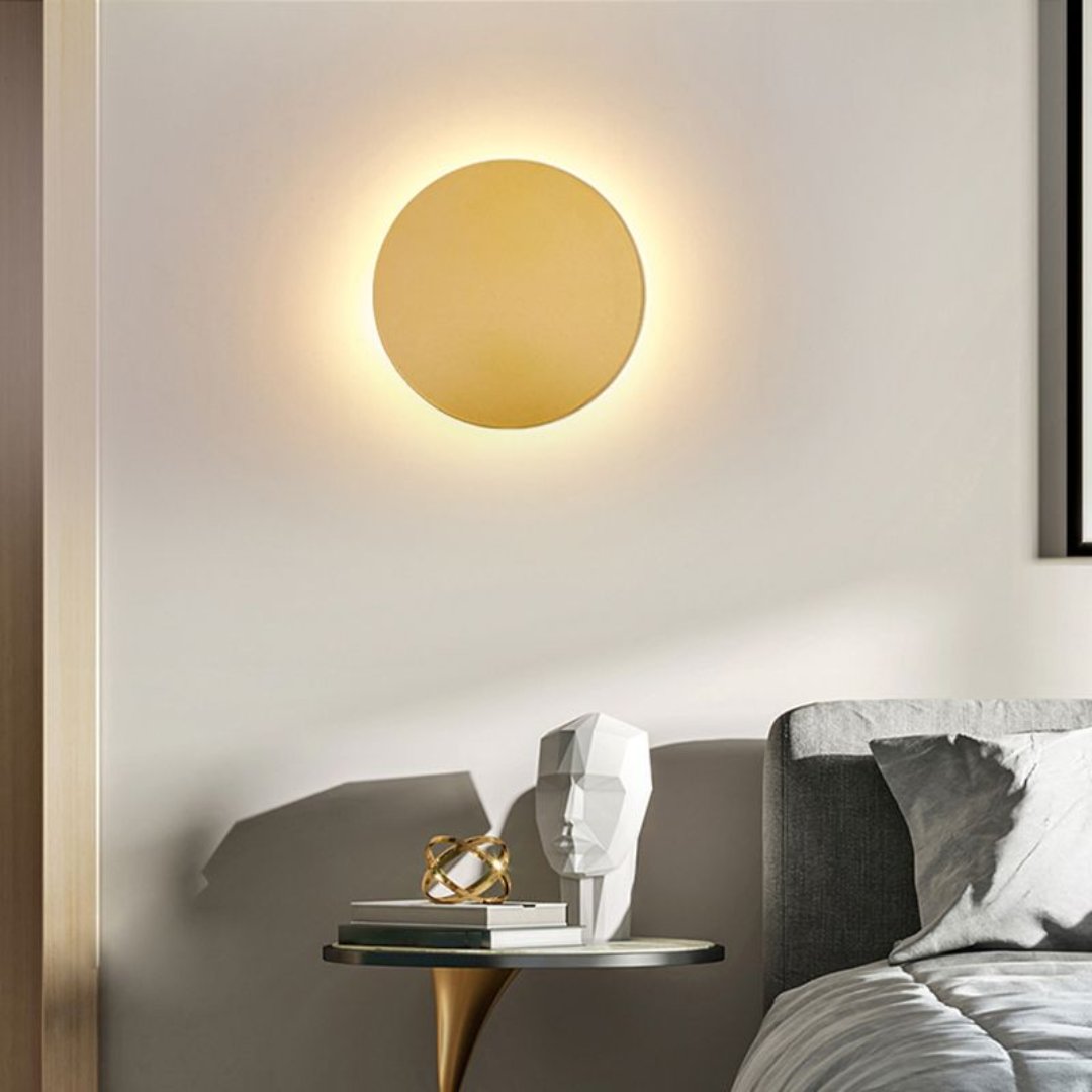 GlowAura - Moderne Ronde Wandlamp