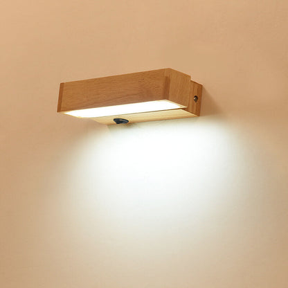 EcoWood - Applique LED rotative moderne 