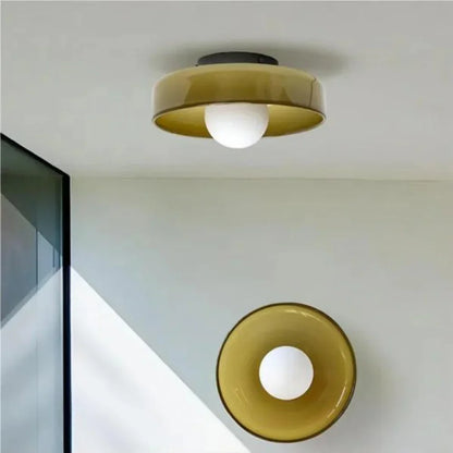 Olive Disc Wandlamp – Modern en Elegant Design