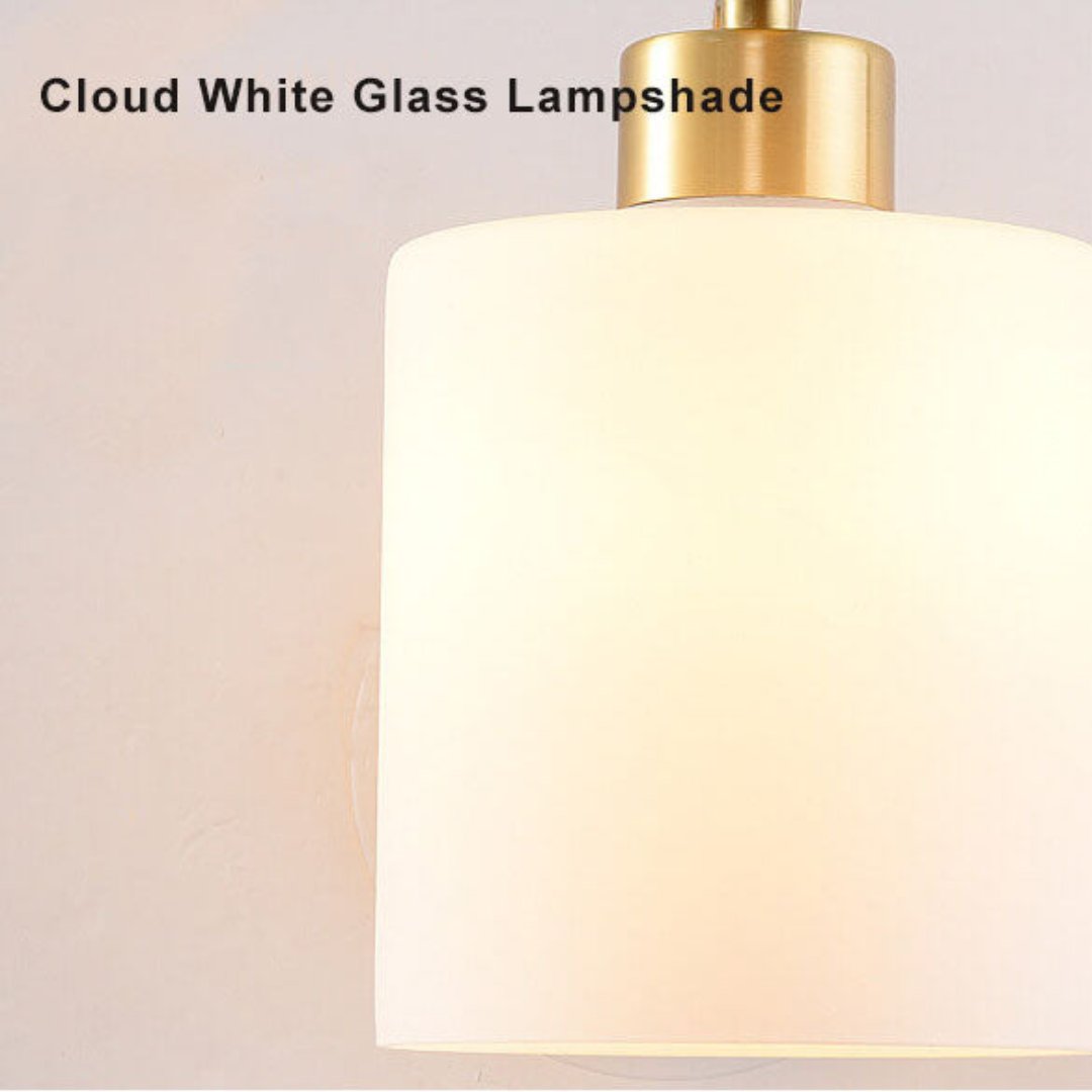 LichtGlow - Stijlvolle glazen wandlamp met cilindervorm