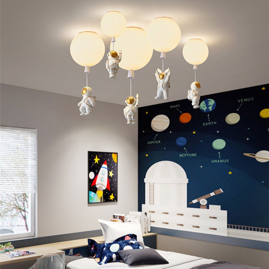 Fateh Moderne Maan/Astronauten LED Plafondlamp