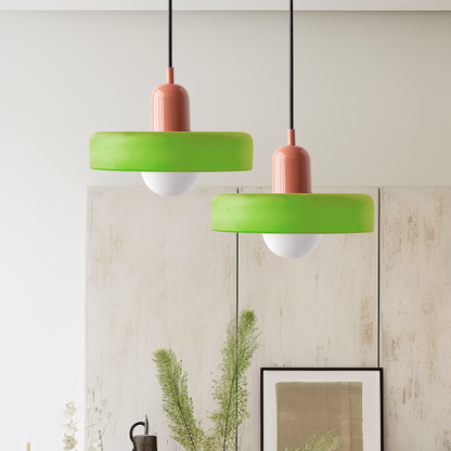 Bauhaus Hanglamp | Gekleurd Glas - #Bauhaus Hanglamp | Gekleurd GlasDe Bazelaar