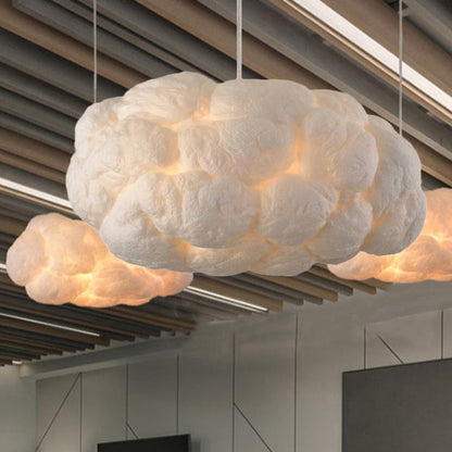 Minori Design Cloud LED Hanglamp PVC/Katoen Wit