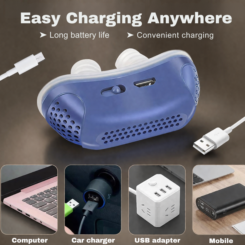 Anti-snurkapparaat | Slaapapneu, micro CPAP | Ademhaling
