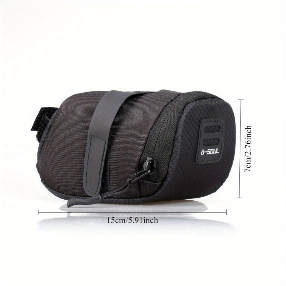 Bolsa de sillín bici compacta, ligera, portátil y resistente