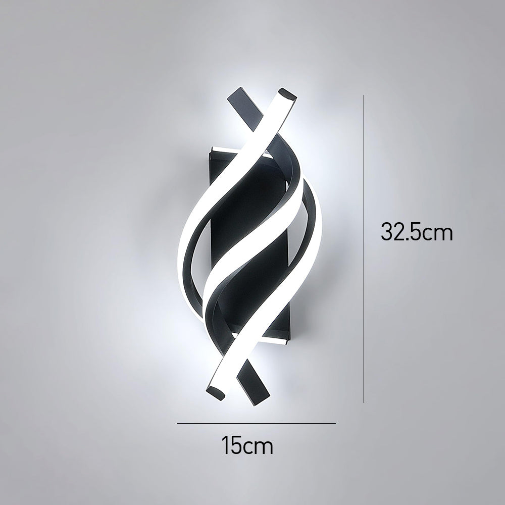 Drievoudige wandlamp | Modern design, omgevingslicht | Interieur
