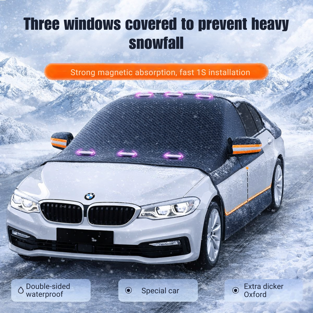 Zonnescherm sneeuw | Magnetisch, ijsbescherming | Auto