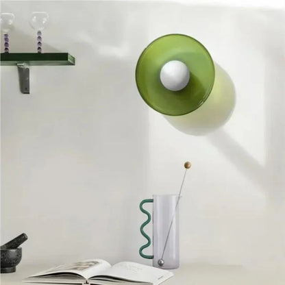 Olive Disc Wandlamp – Modern en Elegant Design