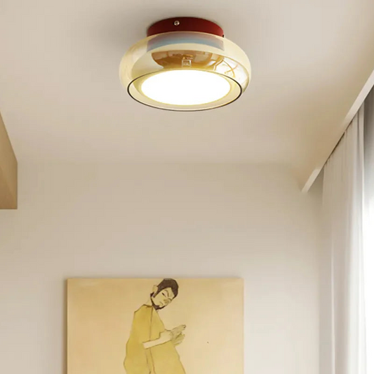 Vintage Acryl Plafondlamp - Retro Stijlvol Design-light decor-De Bazelaar