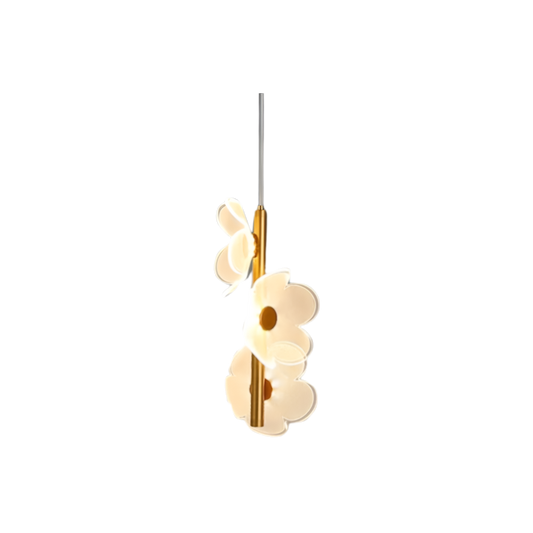 Elegante LED Hanglamp met Bloemdesign-light decor-De Bazelaar