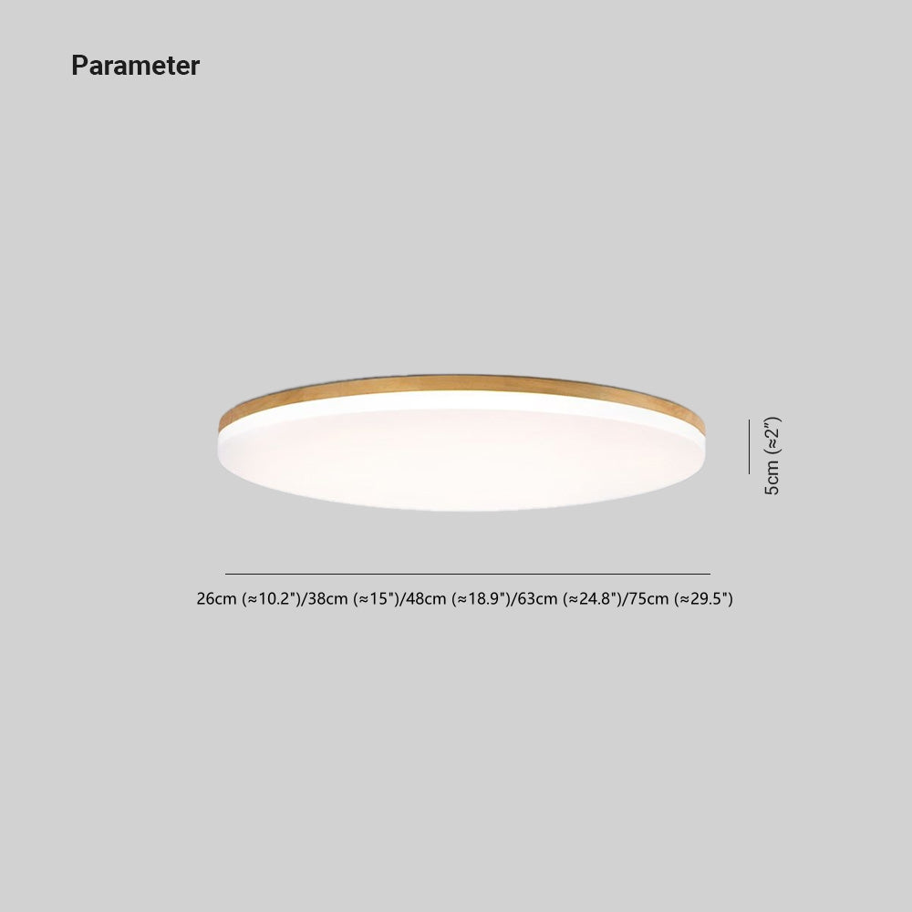 Moderne Houten LED Plafondlamp voor Elke Kamer