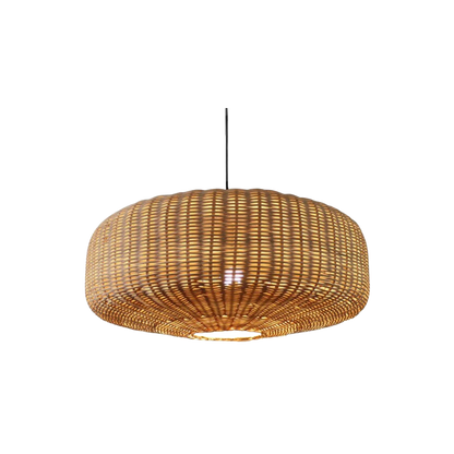 Gevlochten Rotan Hanglamp – Natuurlijk en Elegant