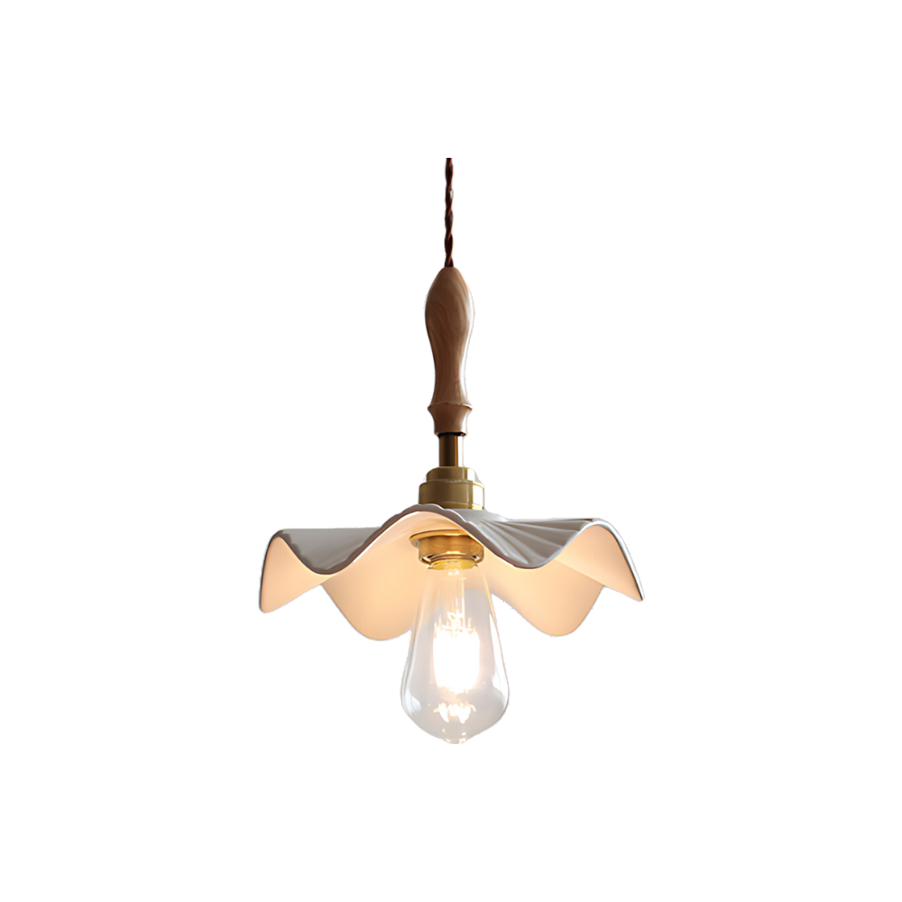 Vintage Hanglamp met Elegante Messing Accenten