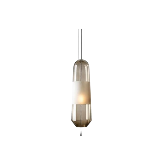 Scandinavische Hanglamp met Gegalvaniseerd Glas-light decor-De Bazelaar