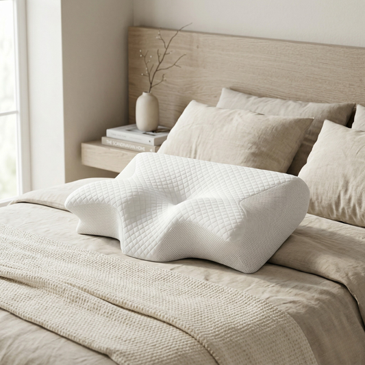 Almohada para apnea del sueño ergonómica viscoelástica antironquido