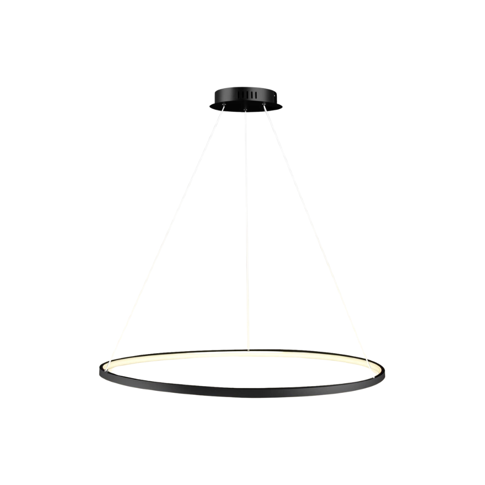 Elegante Cirkelformaat Hanglamp met Dimbare LED