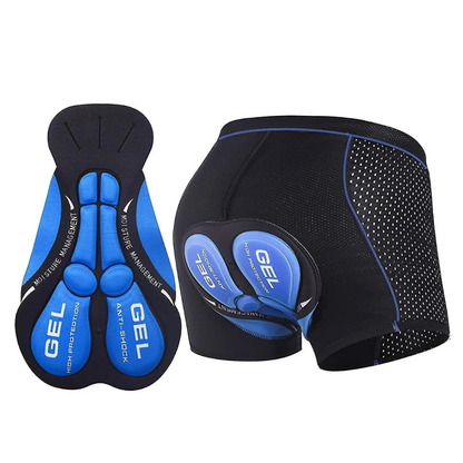 Fietsbroek gelkussen comfortabel heren dames ademend