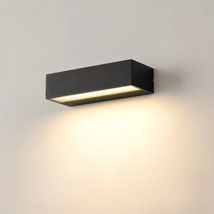 Minimalistische Witte LED-Wandlamp