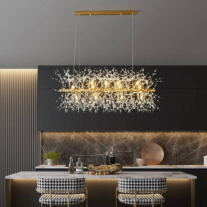 LED Hanglamp Luna - Elegant Witte & Gouden Design