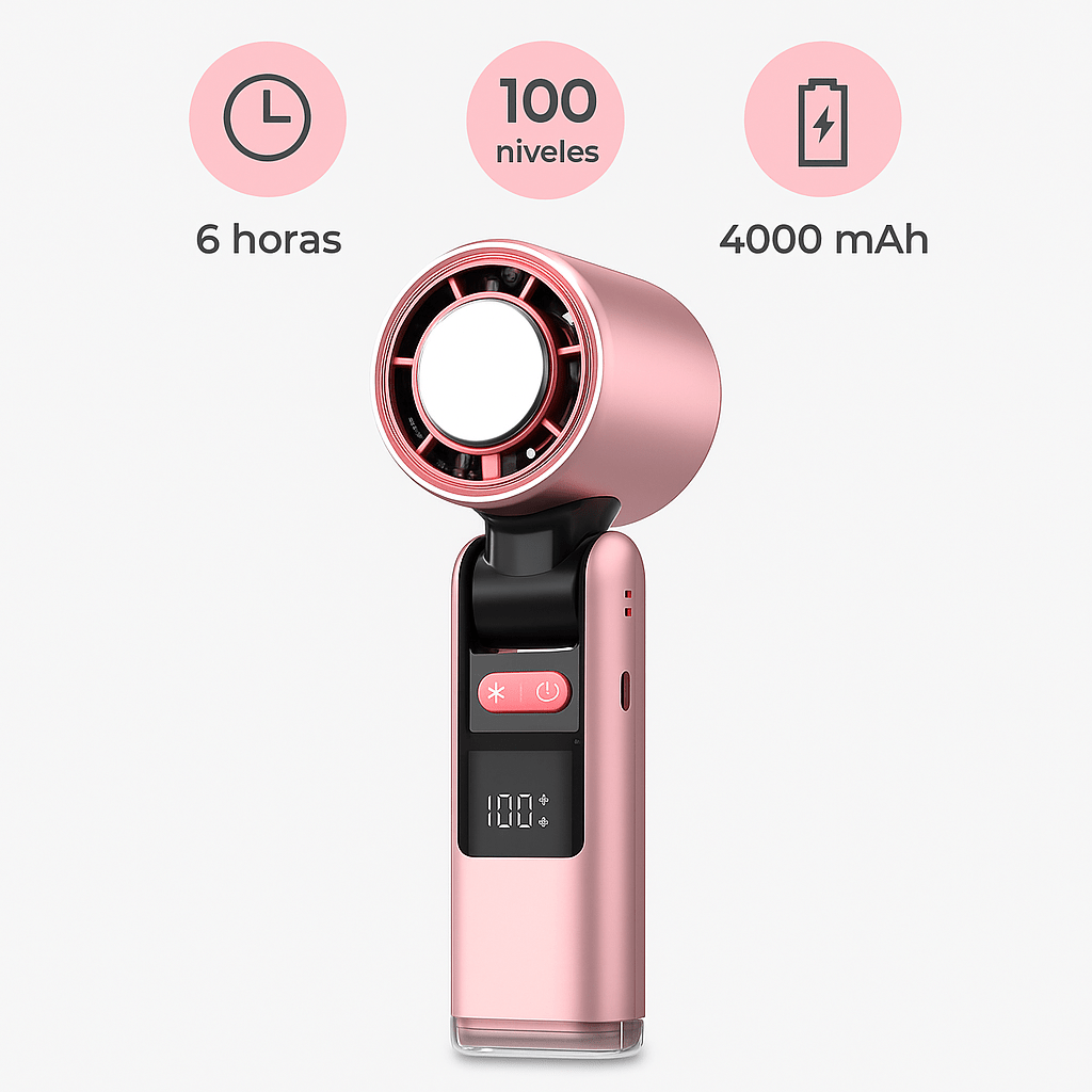 Cooliox Mini Vouwbare Handventilator 4000mAh