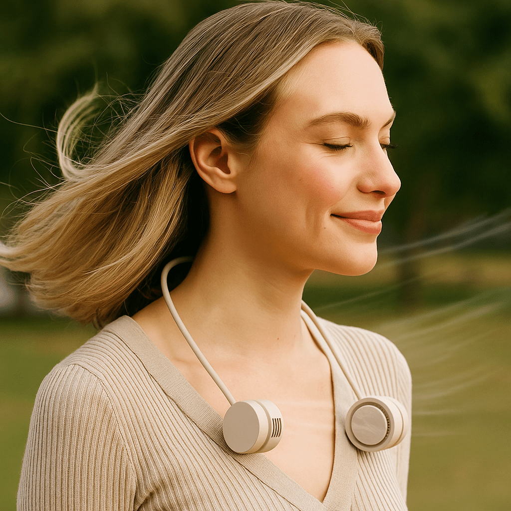 Mini USB Oplaadbare Draagbare Ventilator voor om de Hals