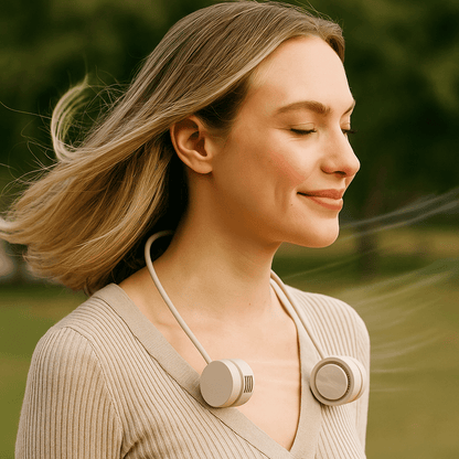 Mini USB Oplaadbare Draagbare Ventilator voor om de Hals