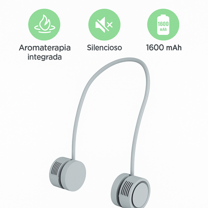 Mini USB Oplaadbare Draagbare Ventilator voor om de Hals