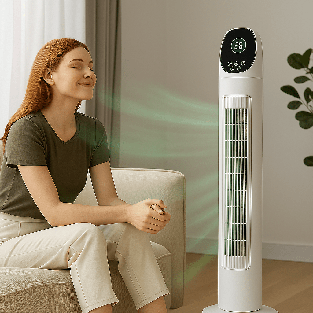 Slimme Torenventilator 42" Oscillerend Stil