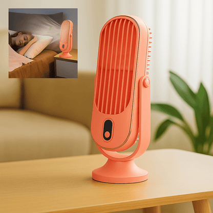 Draagbare USB Bureauventilator Oplaadbaar 360°