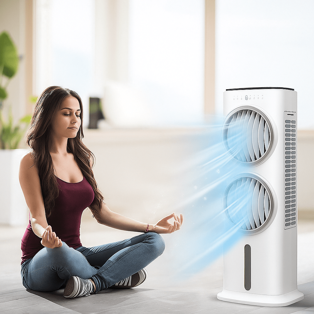 Evaporatieve Koeler 4 in 1 met Afstandsbediening