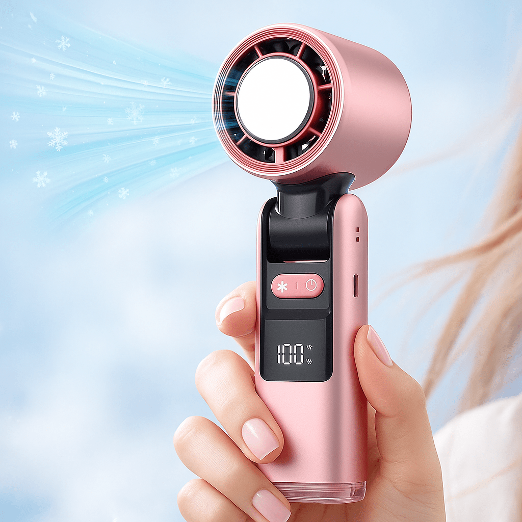 Cooliox Mini Vouwbare Handventilator 4000mAh