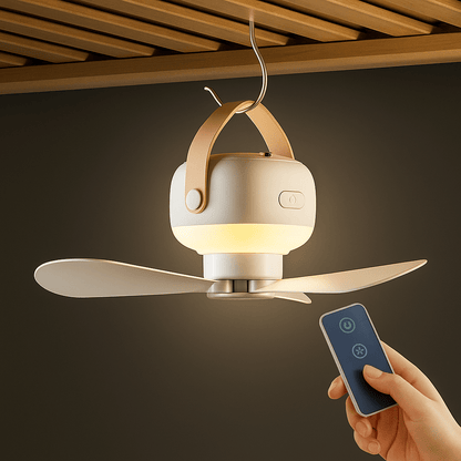 AirMate Draadloze Oplaadbare Ventilator met Afstandsbediening