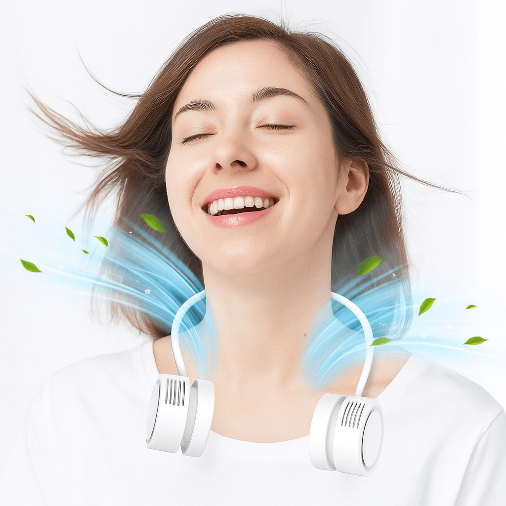 Mini USB Oplaadbare Draagbare Ventilator voor om de Hals