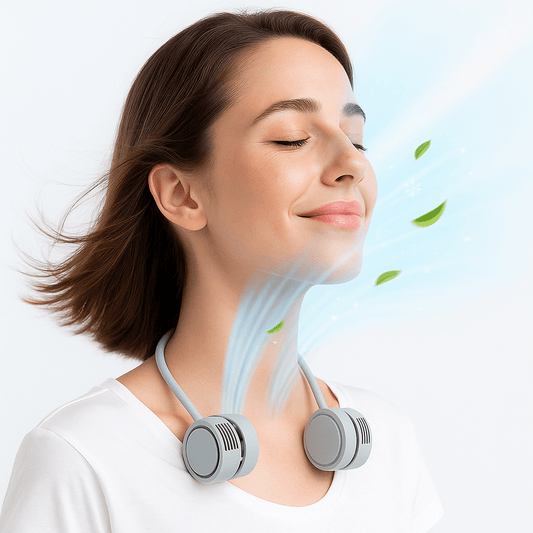 Mini USB Oplaadbare Draagbare Ventilator voor om de Hals