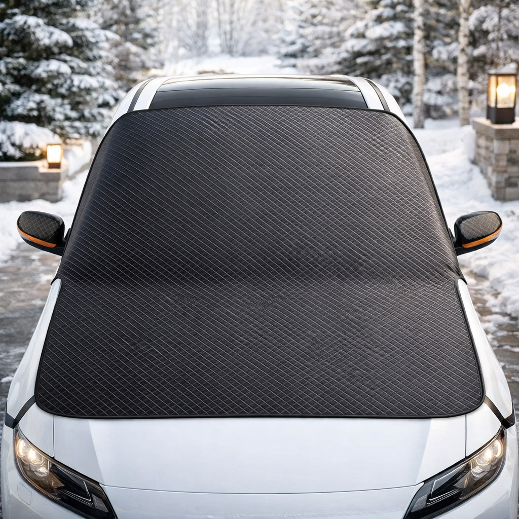 Zonnescherm sneeuw | Magnetisch, ijsbescherming | Auto