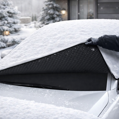Zonnescherm sneeuw | Magnetisch, ijsbescherming | Auto