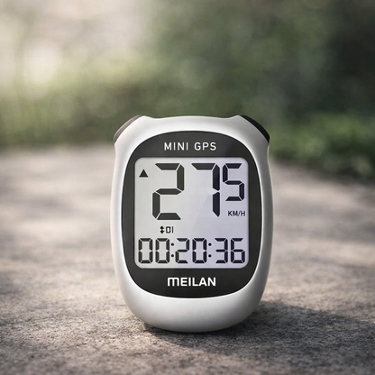 GPS-meter voor fietsen, oplaadbaar met verlichting