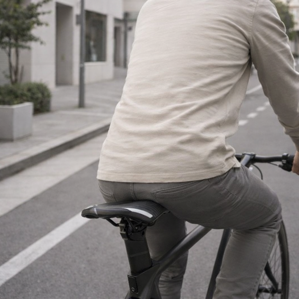 Fietszadel ergonomisch gel gevoerd comfortabel fietsen