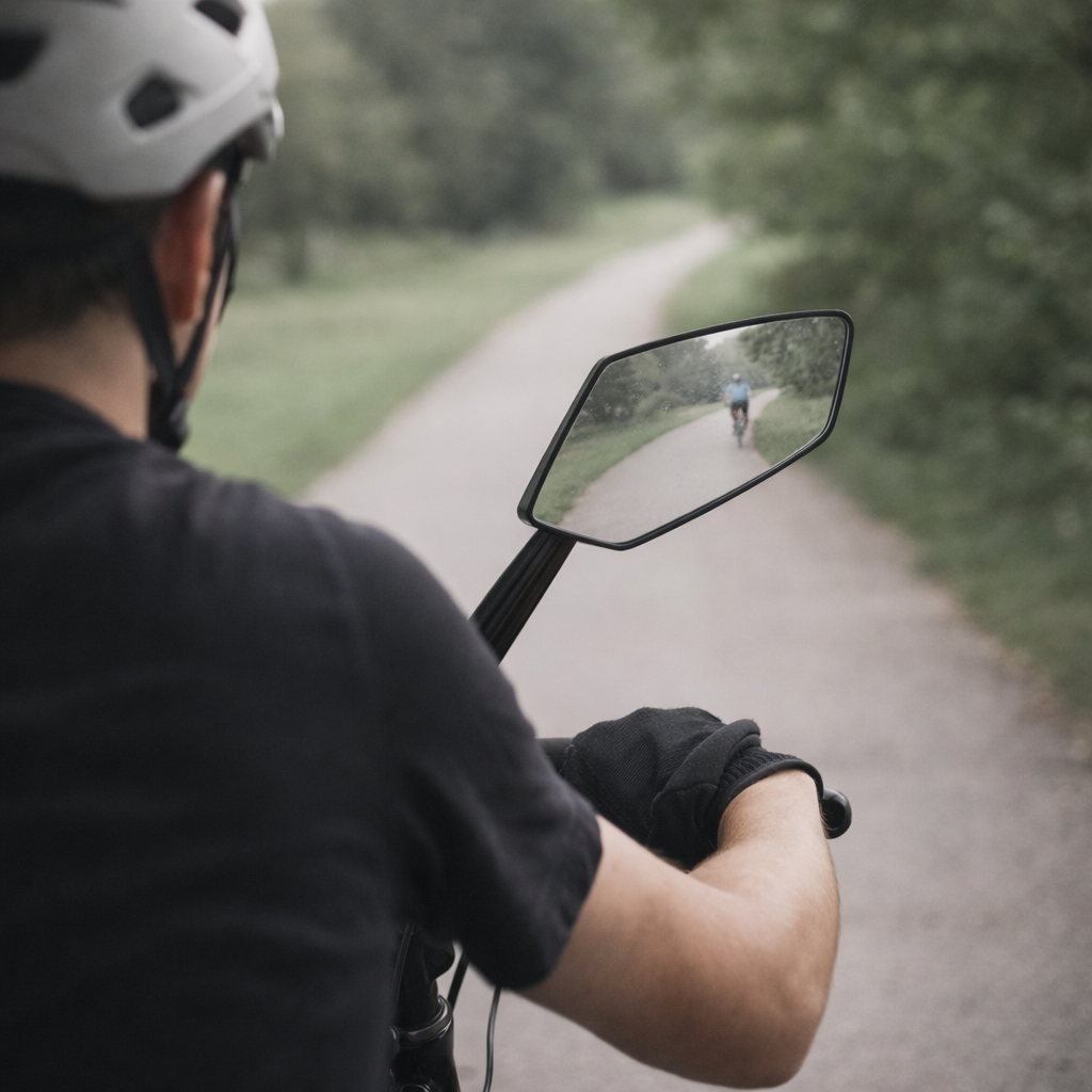 Fietspspiegel opvouwbaar verstelbaar motor hoge zichtbaarheid
