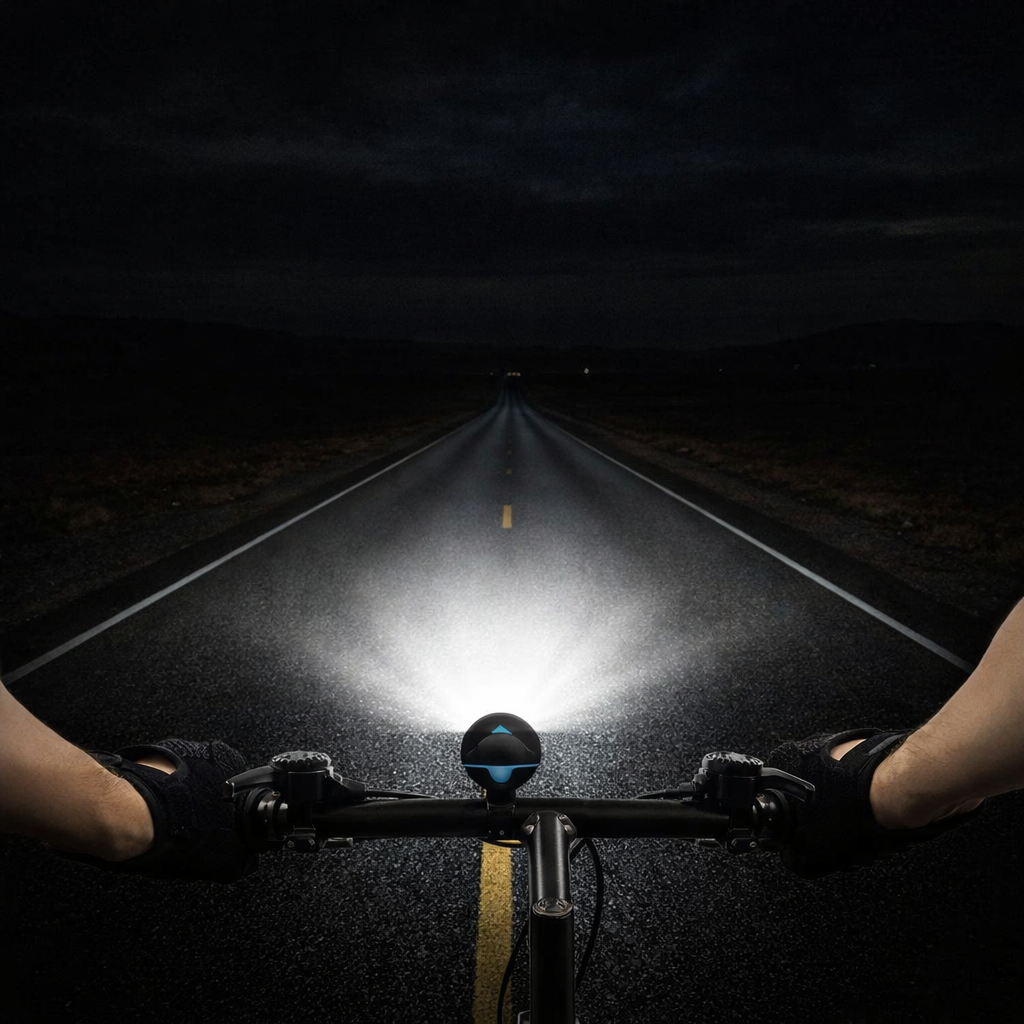 Fietslamp 3-in-1 LED-hoorn hoge zichtbaarheid