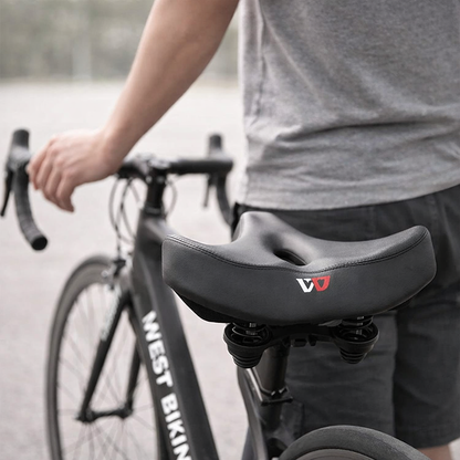 Fietszadel | Comfortabel, Ergonomisch | Extra Breed, Ademend