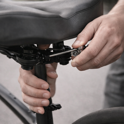 Fietszadel | Comfortabel, Ergonomisch | Extra Breed, Ademend