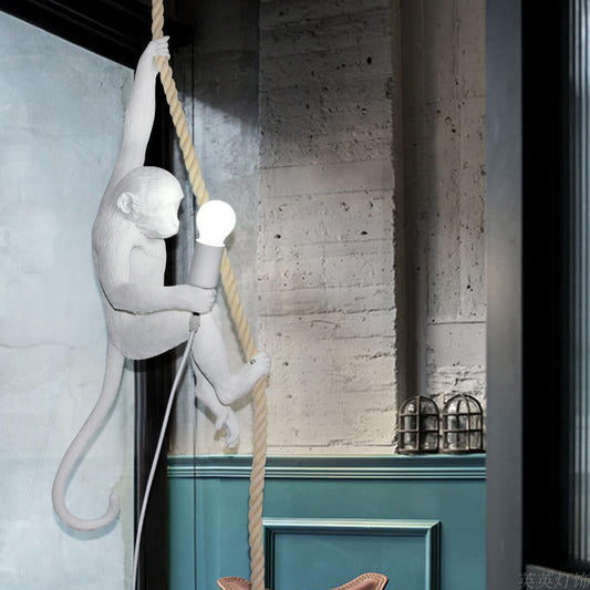 Jungle Swing Hanglamp - Speelse Aapvormige Lamp-light decor-De Bazelaar