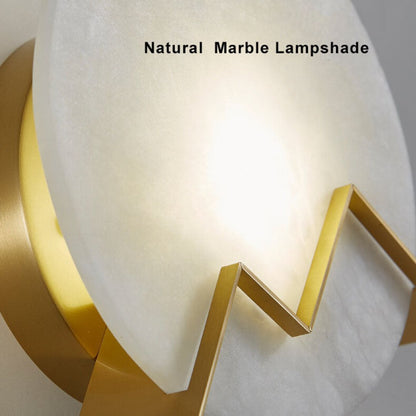 MarmerGlow - Cirkelvormige LED wandlamp