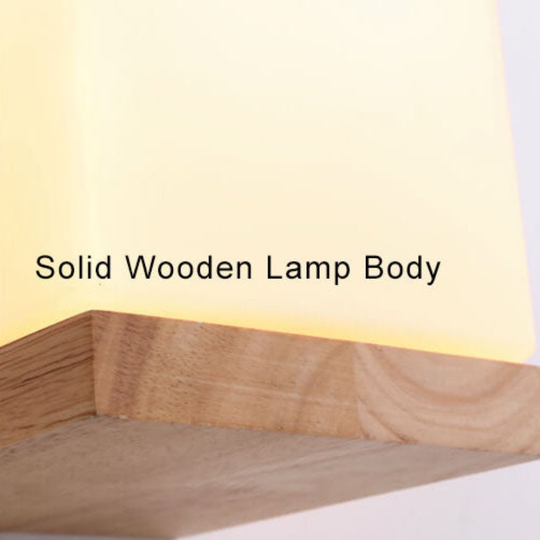 EcoShine - Moderne wandlamp van hout