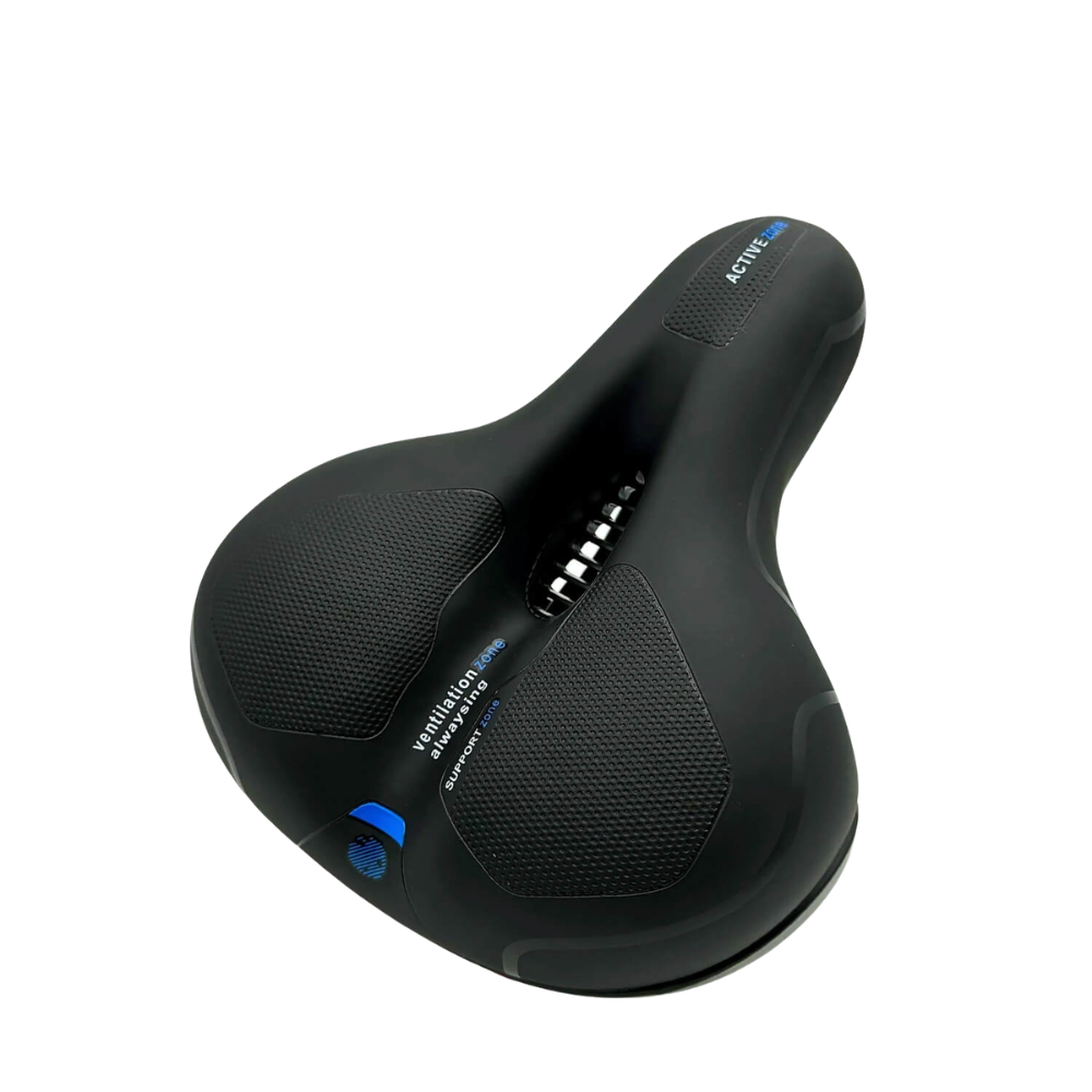 Fietszadel ergonomisch gevoerd comfortabel geïntegreerd licht